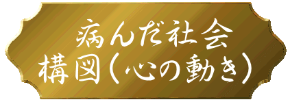 　病んだ社会 構図(心の動き)